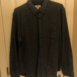 Men’s Wool Button Down Shirt